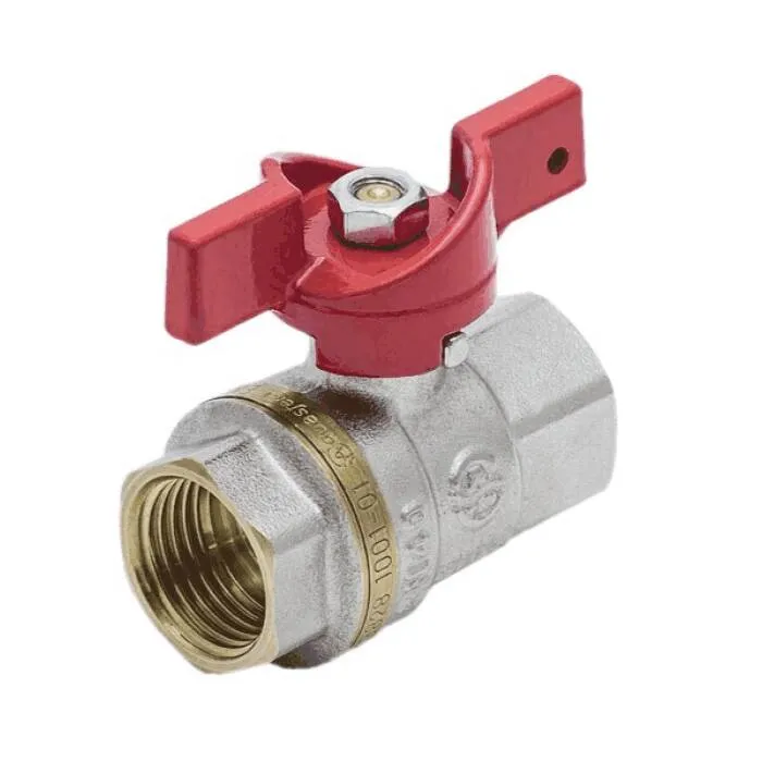 Кран лат.шар (вр/вр) 1/2" (бабочка) AQua